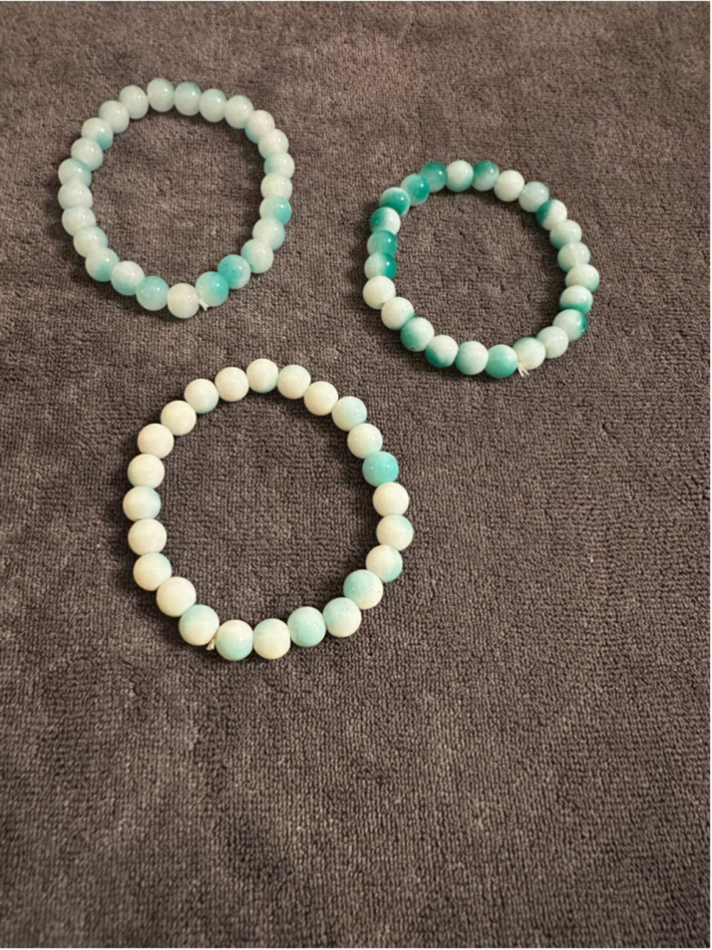 Unbranded Beaded Bracelet Trio Multi-color Set 17